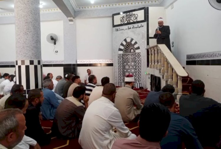 افتتاح مسجد ابوالعباس بقرية صفط الخمار مركز المنيا