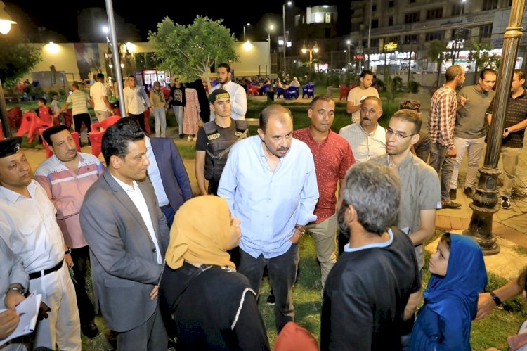 "سراج" يتفقد منافذ بيع الخضر والفاكهة التي تم نقلها للاماكن الجديدة بسوهاج