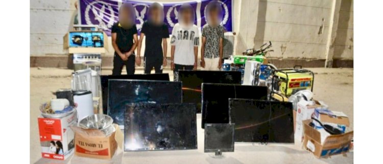 القبض علي تشكيلات سرقات المنازل والدراجات وماكينات الري بعدة محافظات