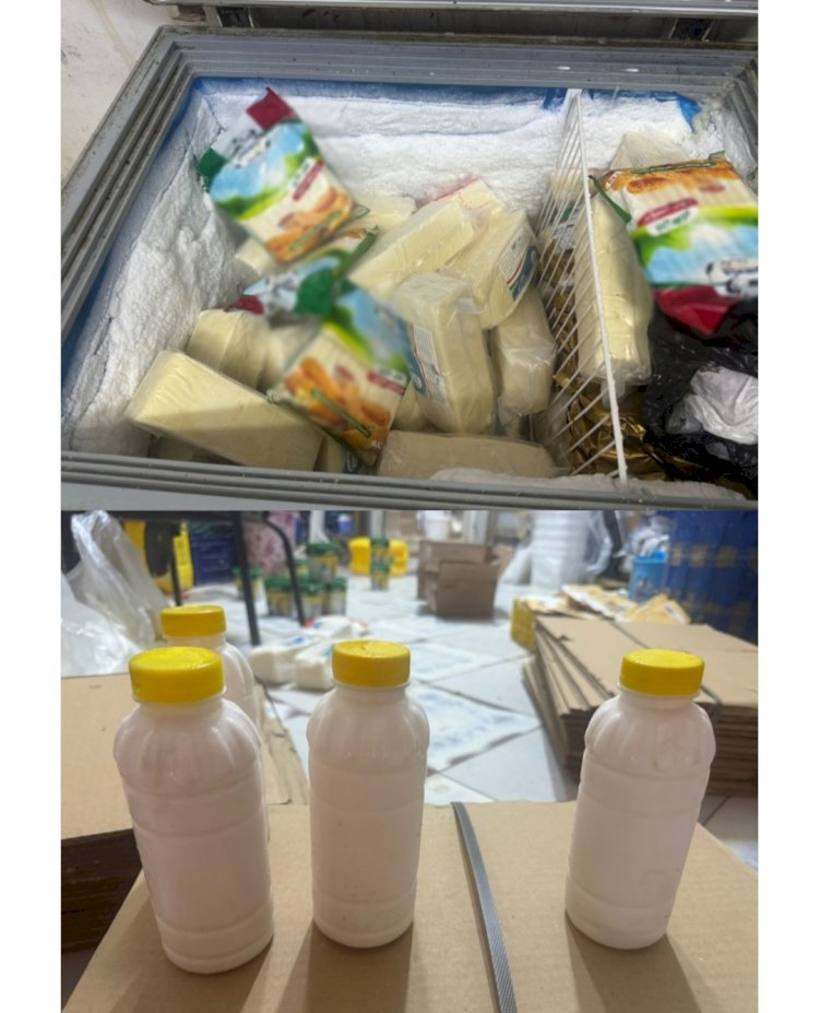 ضبط كميات كبيرة من الجبنة منتهية الصلاحية داخل مخزن بالقاهرة