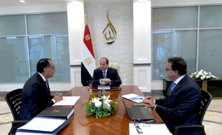 قرارات هامة في اجتماع السيسي برئيس الوزراء ووزير الصحة