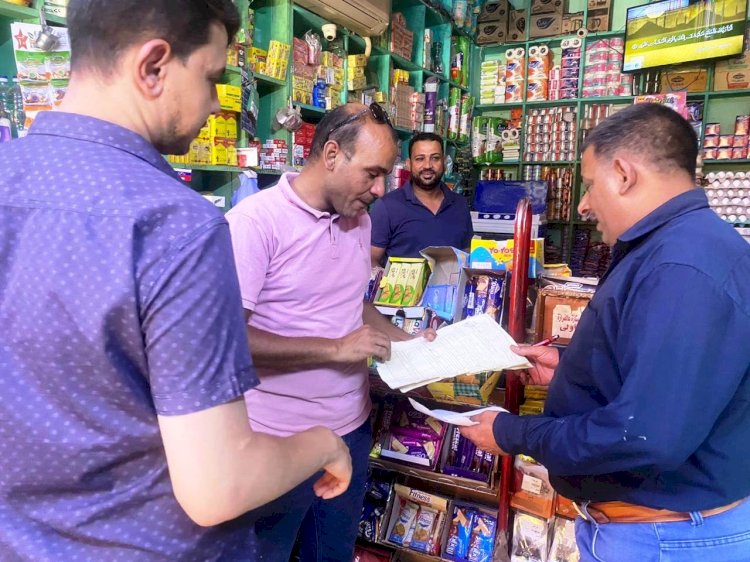 استمرار الحملات المكبرة لرفع الاشغالات  بسوهاج