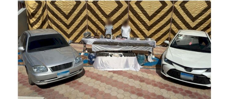 ضبط تاجرين مخدرات بالاسماعيلية