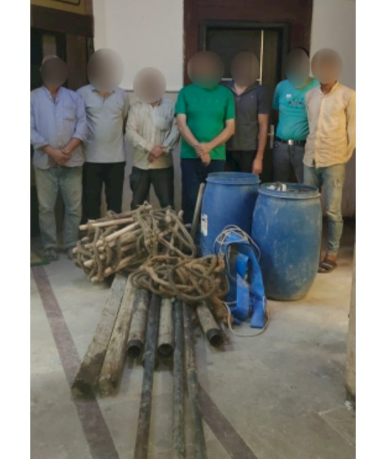 القبض علي ٧ متهمين بالتنقيب عن الاثار بالقاهرة