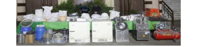 القبض علي اخطر تشكيل لتصنيع العقاقير المخدرة بالجيزة