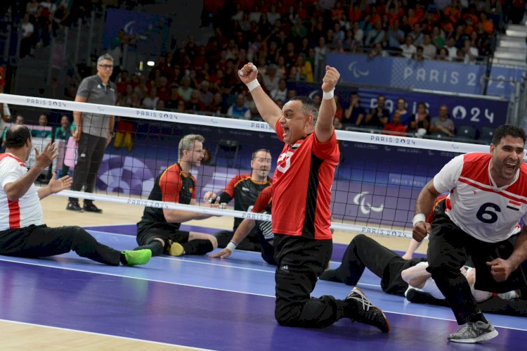 منتخب الطائرة جلوس يحقق برونزية بارالمبياد باريس 2024