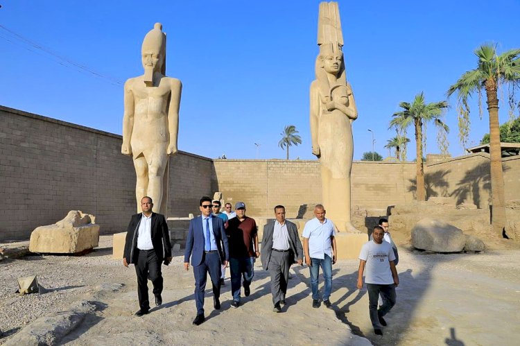 لجنة"الخريطة السياحية" برئاسة نائب المحافظ تتفقد المنطقة الاثرية بأخميم