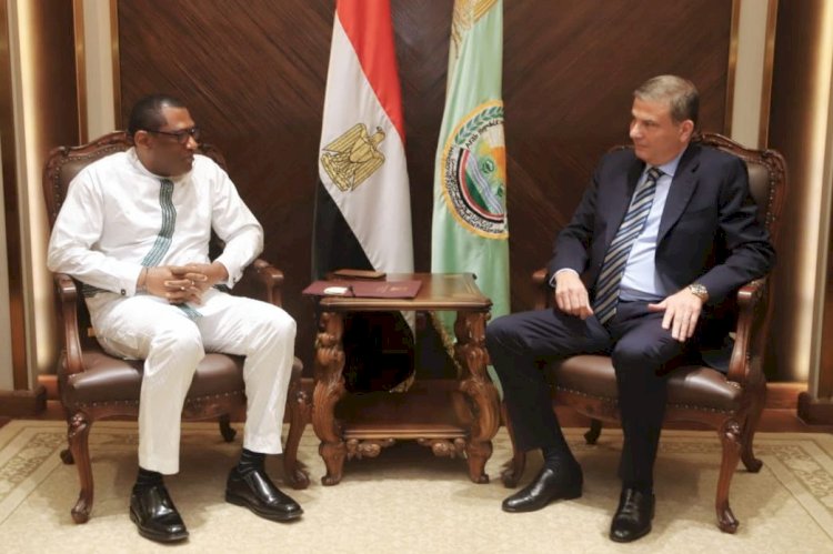 فاروق يبحث مع سفير سيراليون التعاون المشترك في المجالات الزراعية