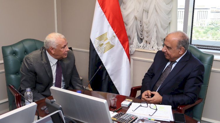 عصمت يستقبل الزملوط لبحث توفير الكهرباء للاستثمار في الوادي الجديد