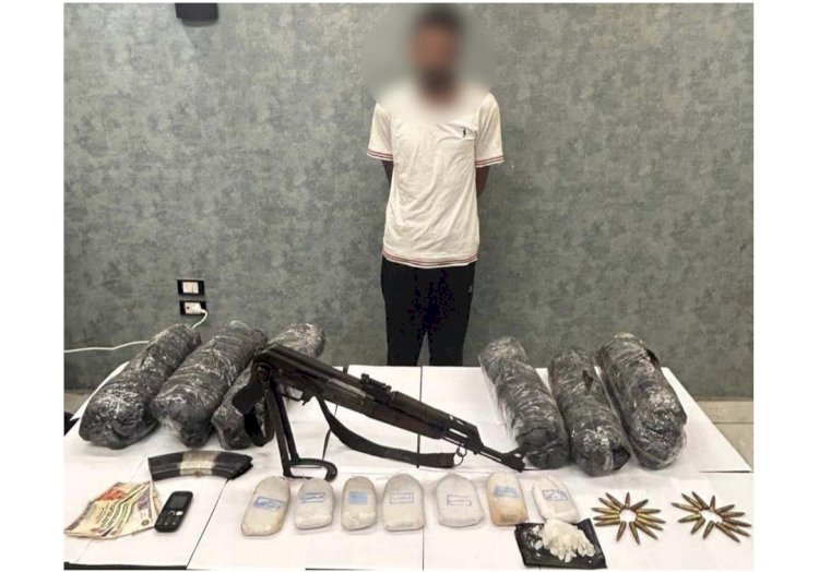 ضبط متهم في قضية اعدام وبحوزته مخدرات بالقليوبية