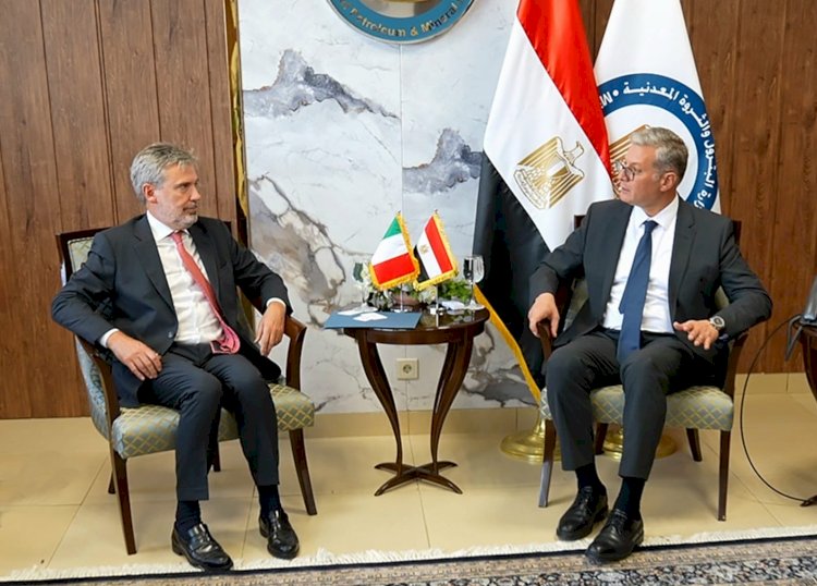 زيادة حجم التعاون بين مصر وايطاليا في مجال البترول