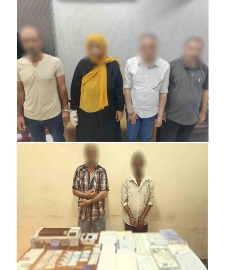 القبض علي احدث تشكيل لتزوير المحررات الرسمية باسلوب مبتكر بالقليوبية والقاهرة