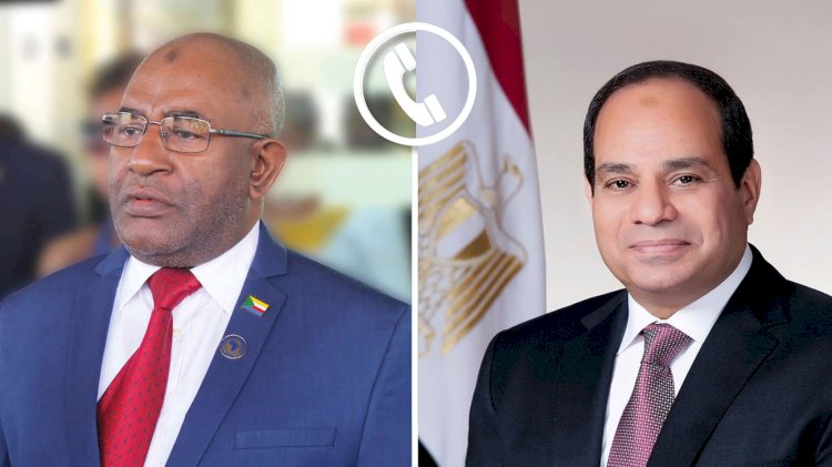 خلال اتصال هاتفي مع غزالي.. السيسي يدين محاولة اغتيال رئيس جزر القمر