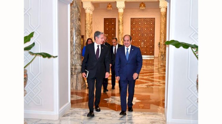 السيسي لـ«بلينكن»: حريصون على أمن لبنان وسلامته ويجب وقف التصعيد في المنطقة