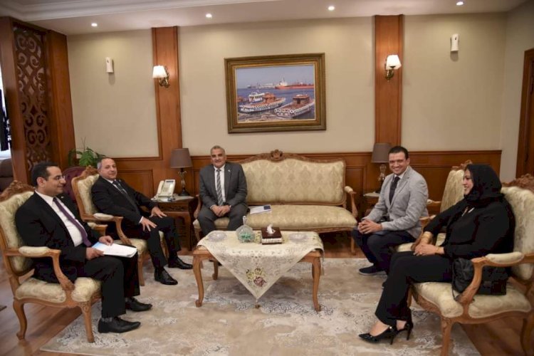 فرحات يلتقي حبشي لبحث التعاون المشترك ببورسعيد