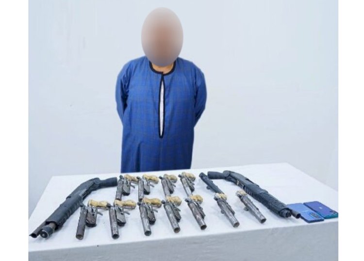 سقوط تاجر اسلحة في قبضة الشرطة بالبحيرة