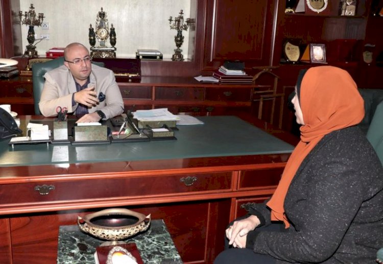 محافظ بني سويف يناقش جهود وأنشطة المجلس القومي بمجال الاستجابة وحل شكاوى المرأة