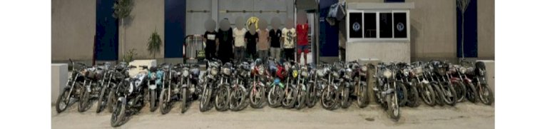 ضبط تشكيلات سرقة المواتير والخلاطات  والدراجات بالمنيا والغربية والجيزة