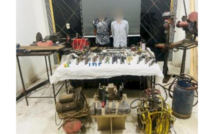 القبض علي متهمين لقيامهما بادارة ورشة لتصنيع الاسلحة بالقليوبية