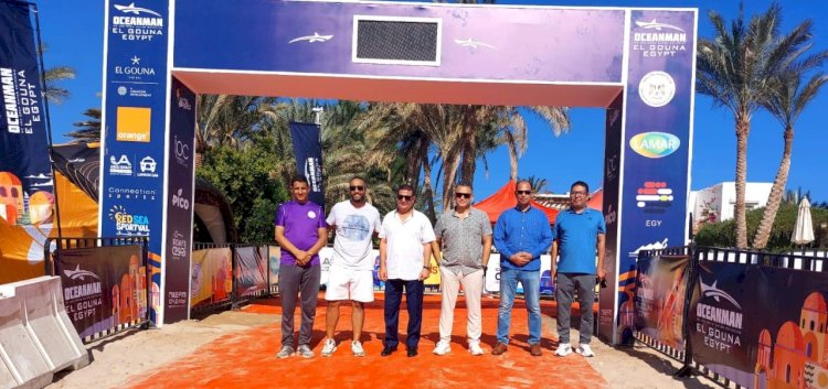 وكيل وزارة الشباب والرياضة بالبحر الأحمر يشهد انطلاق بطولة اوشن مان بالجونة