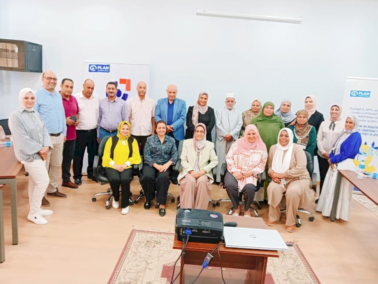 مشاركات وحدة مناهضة العنف ضد المرأة بجامعة جنوب الوادي