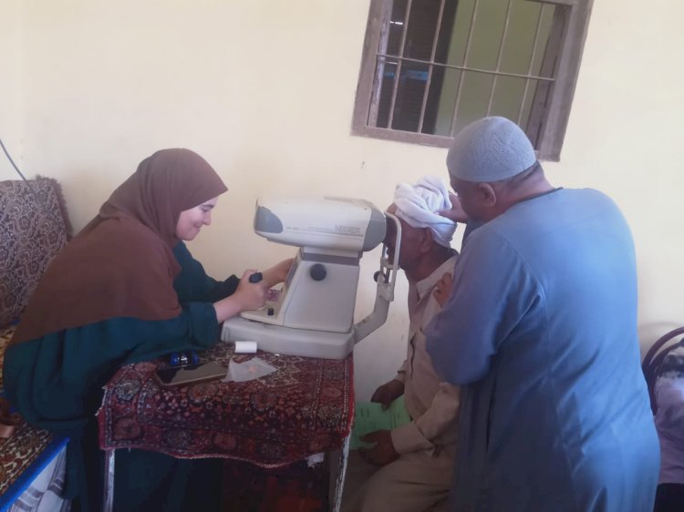 حماة الوطن ينظم أكبر قافلة طبية لمرضى العيون فى قنا
