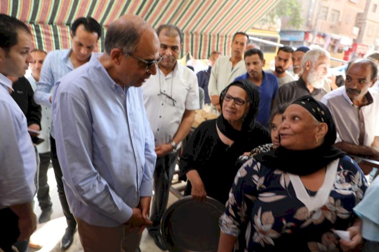 محافظ المنيا فى جولة ميدانية لتفقد الحالة العامة لمنطقة جنوب المدينة