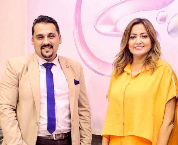 الفنانه بشرى تقدم برنامج برة الصندوق على قناة "هي"