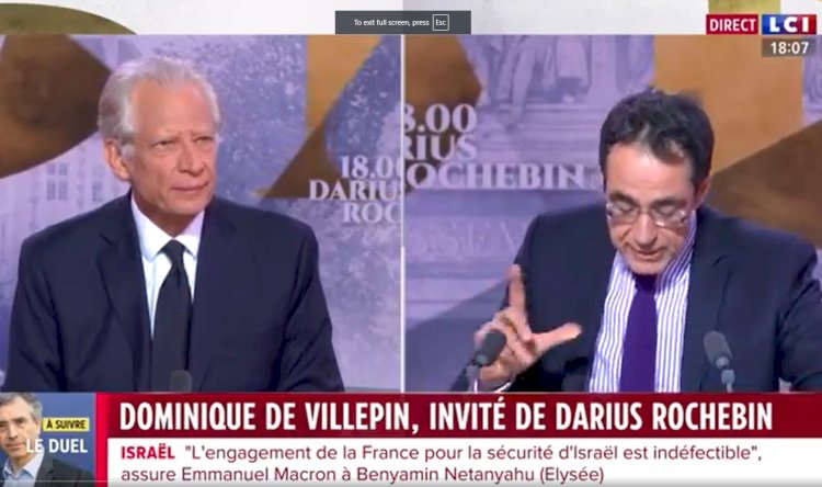 مفكر فرنسي يهاجم رئيس وزراء فرنسا السابق ويتهمه بكراهية إسرائيل