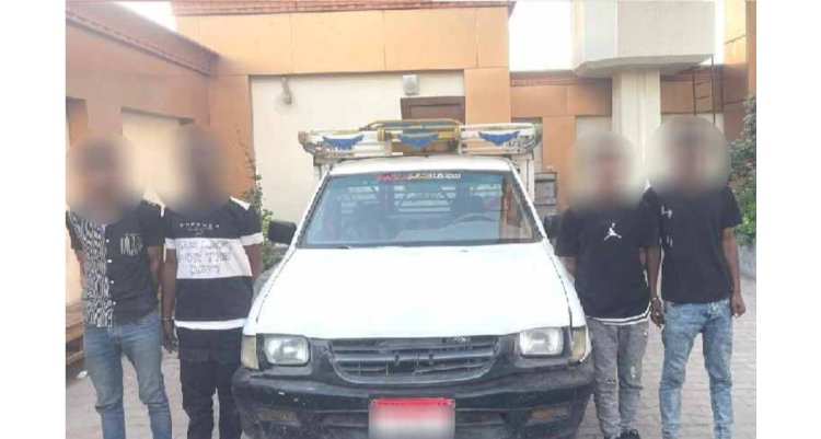 ضبط اخطر تشكيلات سرقة سيارات النقل بالاكراه