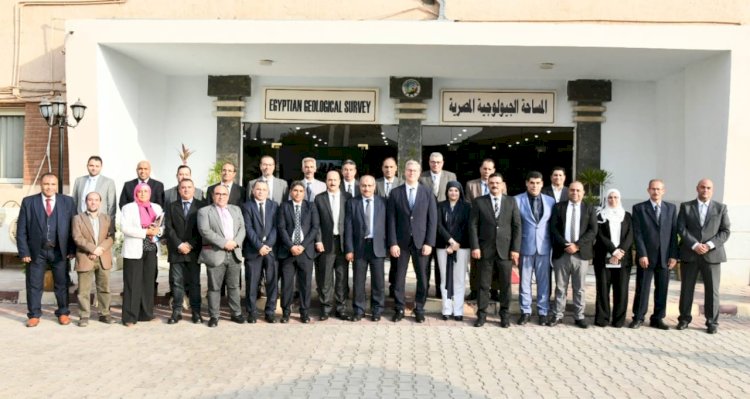 وزير البترول يتفقد هيئة الثروة المعدنية ويلتقي بمسئولي قطاع التعدين