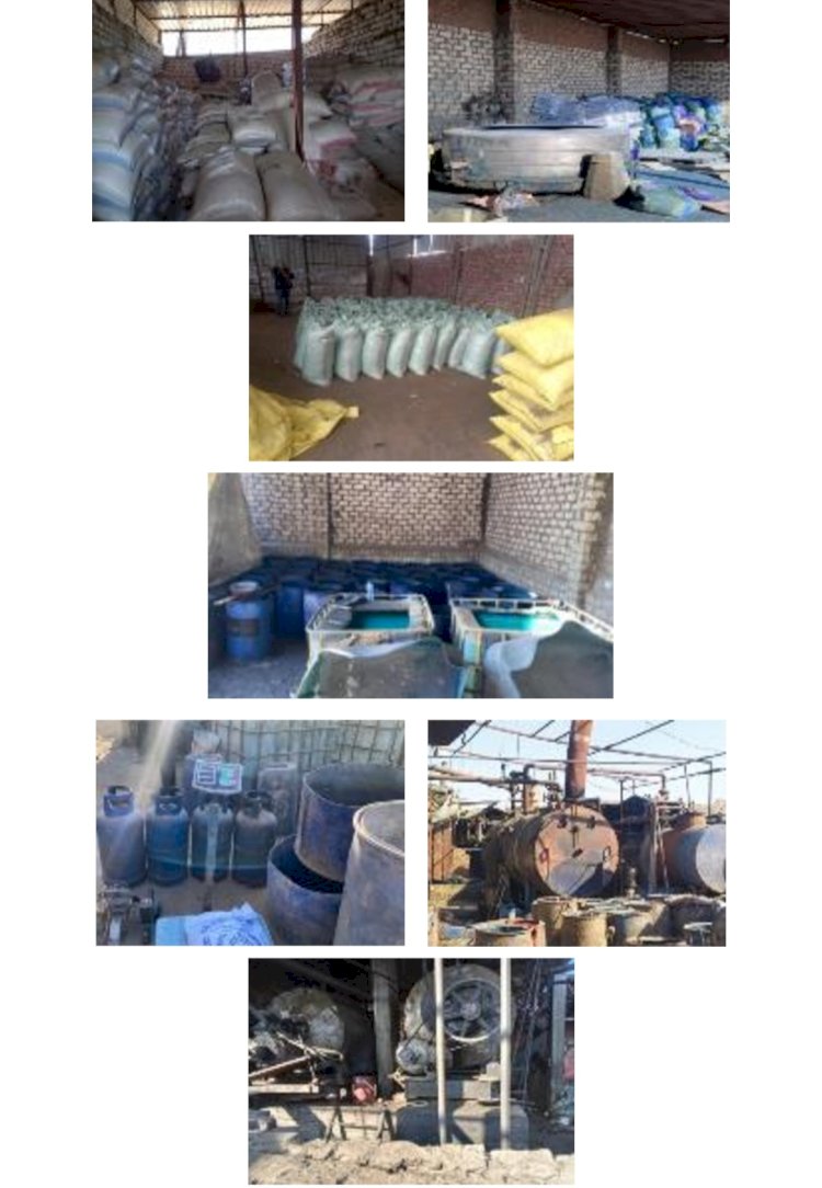 القبض علي مصنعين لانتاج المخصبات والاعلاف المغشوشة بدون ترخيص