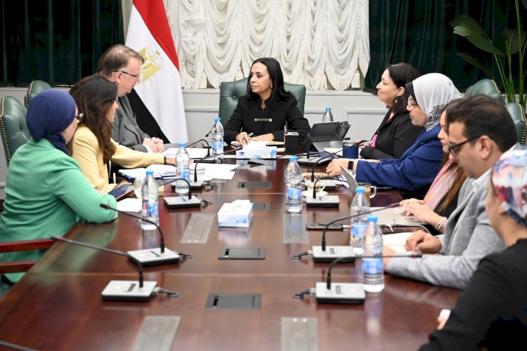 وزيرة التضامن تلتقي مدير منظمة العمل الدولية