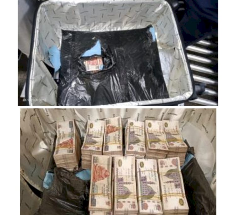 ضبط صاحب مكتب تصدير واستيراد داخل الطائرة وبحوزته عملات اجنبية