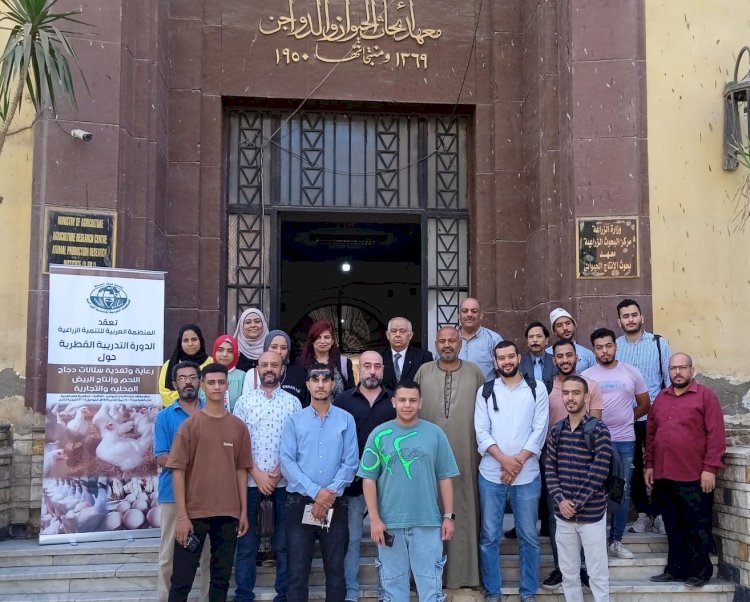 "بحوث الانتاج الحيواني" ينظم دورة تدريبية حول تغذية سلالات دجاج اللحم