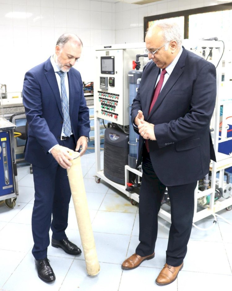 بحوث الصحراء يبحث التعاون مع الشركات العالمية المتخصصة في تحلية المياه