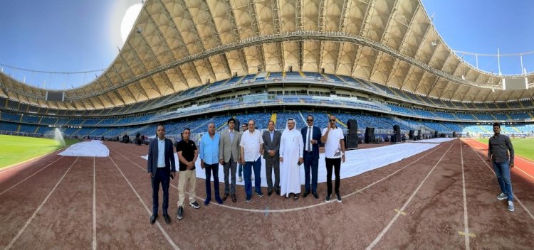 اتحاد القبائل والعائلات المصرية يتفقد استاد العاصمة الادارية للاحتفال بانتصارات  أكتوبر