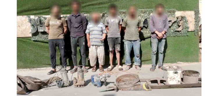 القبض علي ٦ أشخاص اثناء تنقيبهم عن الاثار بالقاهرة