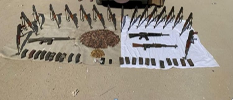 ضبط اسلحة قبل تهريبها خارج البلاد