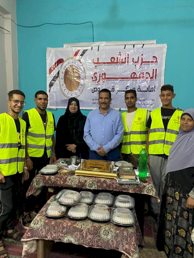 500 وجبة جاهزة.. هدية "الشعب الجمهوري" للأسر الأولى بالرعاية في قوص