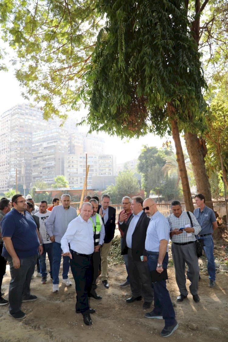 "الصياد" يتفقد اعمال تطوير حديقة الاورمان