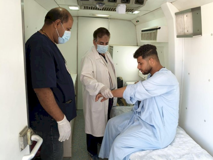 صحة المنيا: تقديم 1574 خدمة طبية  خلال قافلة مجانية بقرية حسن باشا بمركز سمالوط