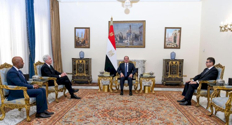 السيسي يستقبل رئيس الاستخبارات الأمريكية