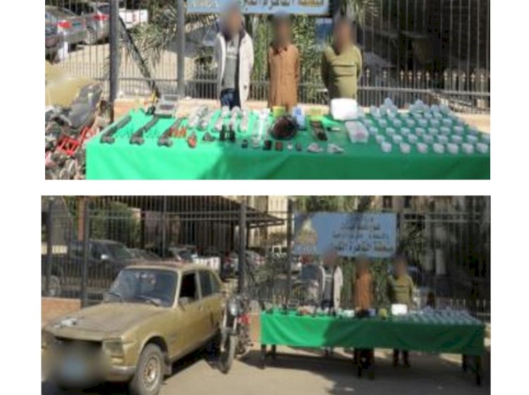 ضبط مخدرات قيمتها ٤٦ مليون جنيه بحوزة متهمين بخمسة محافظات