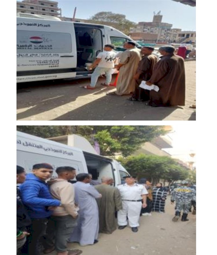 قوافل المجهزة فنياً بالعديد من المحافظات لتيسير حصول المواطنين على الخدمات الشرطية