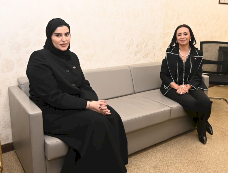 وزيرة التضامن تلتقي وزيرة التنمية الاجتماعية والأسرة القطرية
