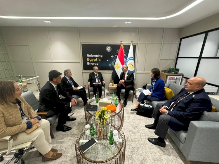 وزير البترول يلتقي د. دانييل يرجين نائب رئيس مجلس إدارة مؤسسة S&P Global