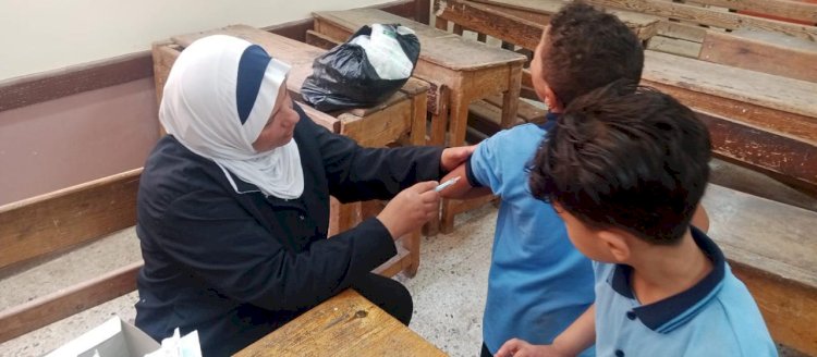 مبادرة  بداية بصحة المنيا: تطعيم أكثر من 110 آلاف طفل و688 ألف طالب في المدارس