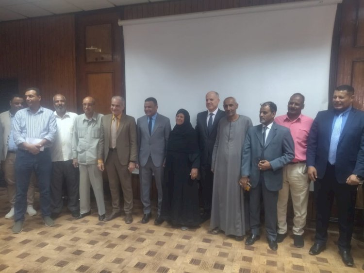 مناقشة رسالة ماجستير بهندسة جامعة أسوان للباحث المهندس ضياء الدين احمد محمود