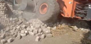 إزالة 107 حالات تعدٍ على الأراضى الزراعية وأملاك الدولة بالمنيا